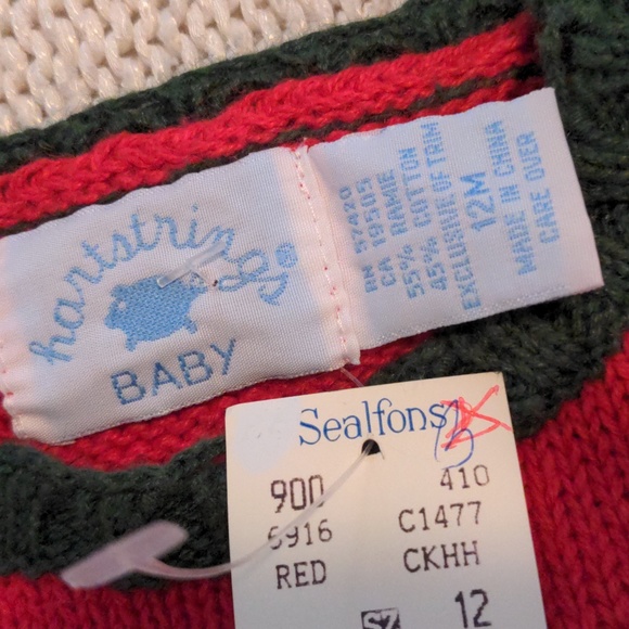 New 12month Heartstrings Baby Christmas sweater and pants. - Picture 8 of 11